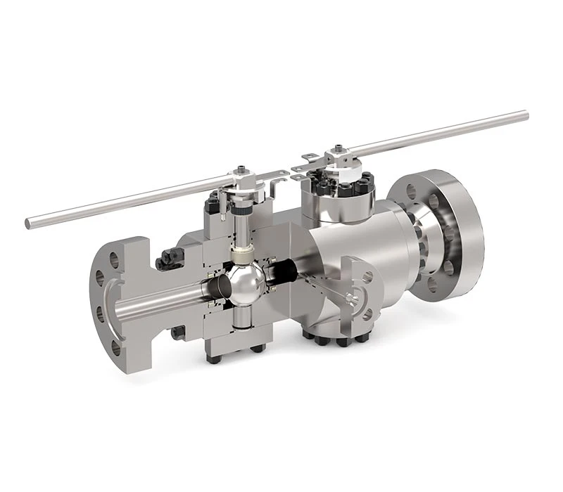 Super Duplex dubbla block&bleed kulventiler