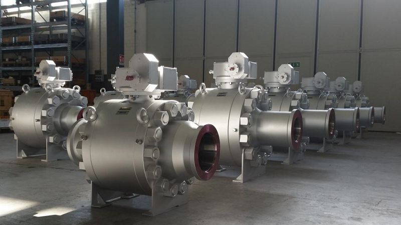 Trunnion högtryckskulventil